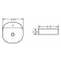 Grossman GR-3028 sink, square, 420 x 415 mm, white