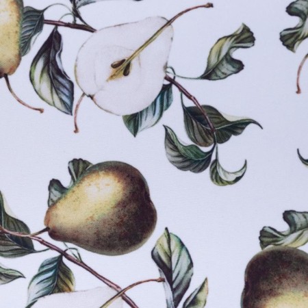 A set of curtains for the kitchen with sequences of Ethel “Pear” 145x180cm-2 pcs., 100% p/e-3