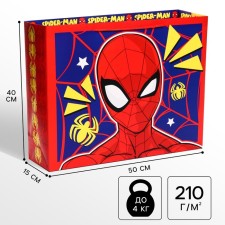 Gift package, 50x40x15 cm, packaging, spider-man