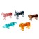 Magnetic designer for babies "Magic sticks with animals", 35 parts