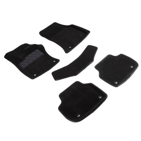 3D mats for Jaguar XF II, 2015-n, black, set