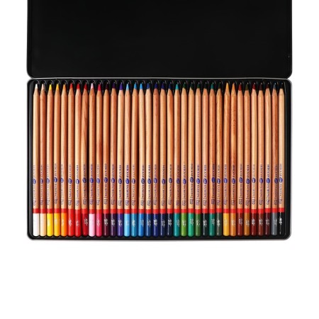 Pencils Color set of 36 colors, ZHK "Master Class", professional, in a metal pencil case-3