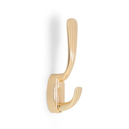 Furniture hook Cappio Sea, two -rod, zinc, color gold