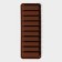 Form for chocolate of the rectangle, silicone, 26 × 9.5 cm, 10 cells (7.1 × 1.7 cm), brown color
