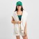 Women's cap with embroidery, green, p. 56-58