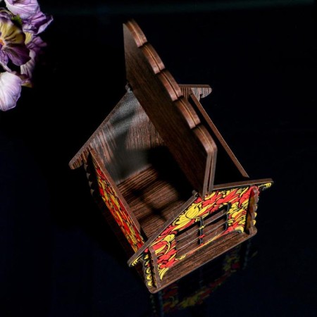 Tea house "Soul hut", Khokhloma-2