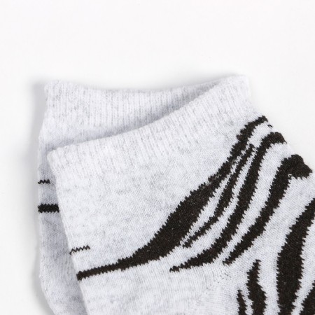Women's socks, light gray/brown, size 25-2