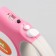 Roulette "Pigzon" with a flashlight, rubberized pen, 5 m, up to 35 kg, pink