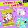Surprise toy "Myak-gang: bears" with stickers, mix