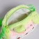 Children's "Bunny" bag, 18 cm, green color