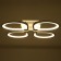 Rose chandelier 73W LED 3000-6000K 5840LM 49x49x8 cm