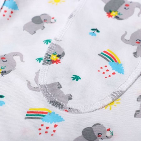 Buying nursery, white color/elephants, height 62 cm-2