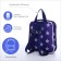 Baby backpack on lightning, external pocket, purple color