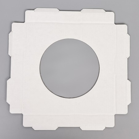 Box for a cake with a window, white, 30 x 30 x 30 cm-5