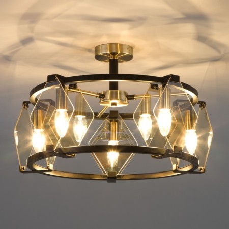 Smart ceiling lamp Aragon, 60W, E14, 55x55x33 cm-3