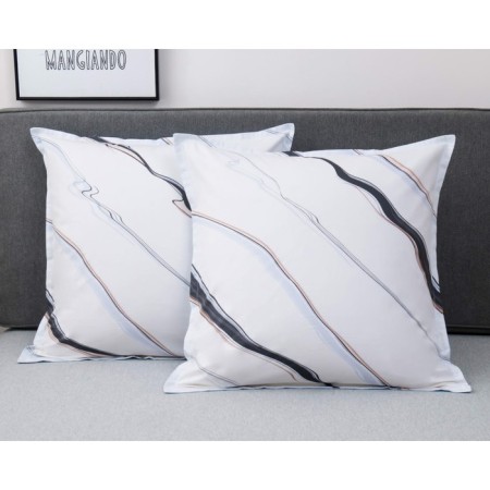 Pillowcase "talien", size 70x70 cm - 2 pcs, white color