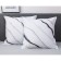 Pillowcase "talien", size 70x70 cm - 2 pcs, white color