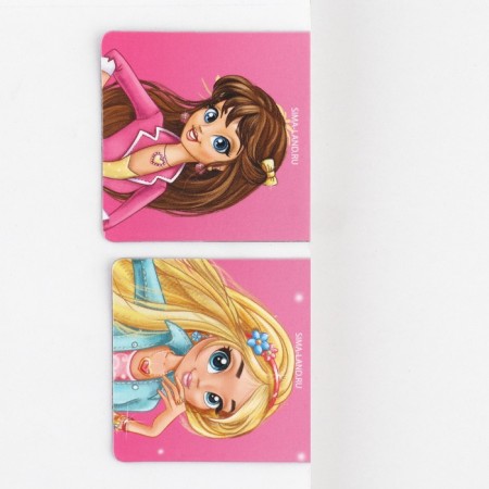 Set of Notepad A6, 32 sheets, stickers, magnetic bookmarks "The most cool"-3