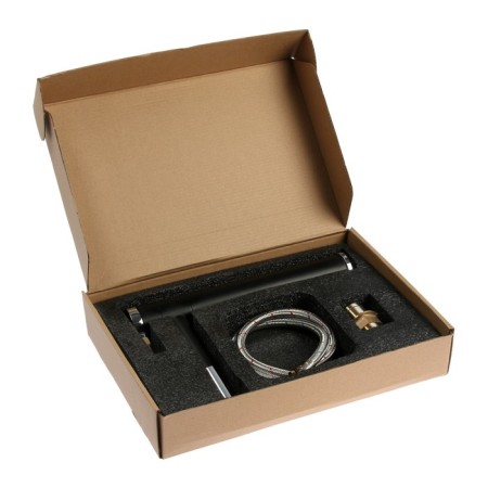 Zein ZF-013 sink mixer, high, Ceramics cartridge 35 mm, brass, black/chrome-10
