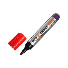 Permanent marker 3.0 mm, red, round tip