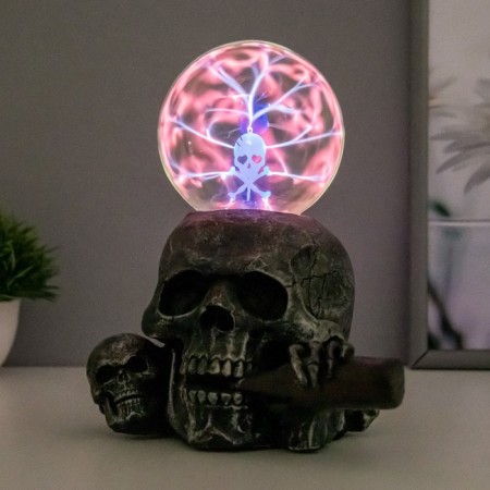 Plasma ball "duet" gray 13x7x17 cm Risalux-1