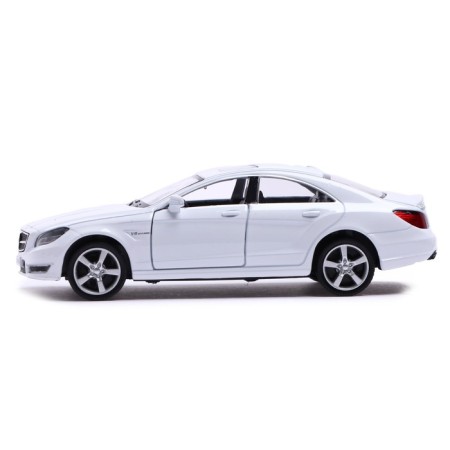 Metal Mercedes-Benz CLS63 AMG, 1:32, inertia, white color-1