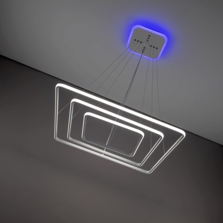 Suspended chandelier Citilux "Neon Smart" CL731AK110E 80x80x120 cm, 3x46.67W, LED, white color-8