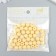 Busins ​​plastic "Peach" glossy set 25 grams d = 1 cm