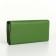 Women's wallet on magnets, green color