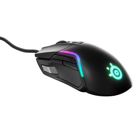 Mouse Steelseries Rival 5 Black Optical (18000dpi) USB (9but)