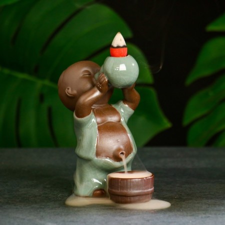 A set of incense on the stand "The boy drinks" 13x8x9cm-1