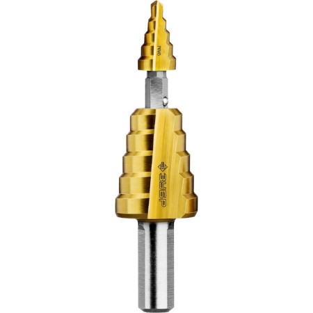 Drill step "bison" 29673-4-22, d 4-22 mm, trihedral shank, two-modul