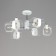 Cutilux CL140160, 55x55x31 cm, 6x60W, E14, light color is light
