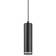 Suspension lamp PL19 BK MR16 GU10 Ceiling cylinder, black color