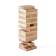 Falling tower-jenga “Tower against chairs” with a fantamy, 54 Bruska, 18 chairs, 12+