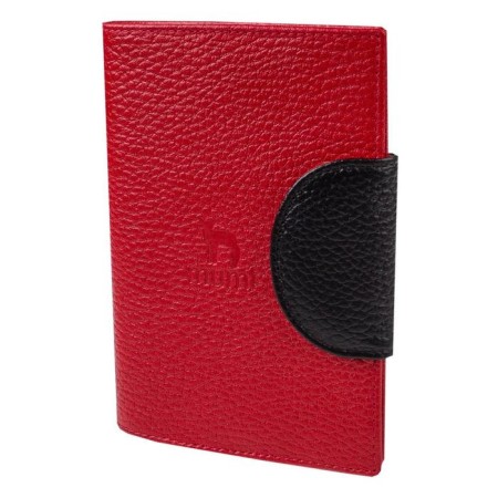 Cover for passport, red color