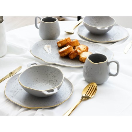 Tea couple ceramic "Scandy", 2 items: 220 ml mug, saucer 13x13.6 cm-15
