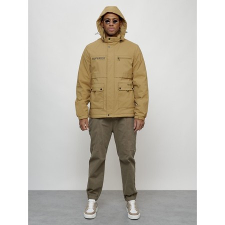 Sports male jacket, size 54, beige color-12