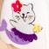 Bath cap with applique "Attina"