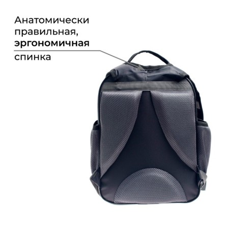 School backpack, 37 x 27 x 16 cm, ergonomic back, calligrata b "Cat"-2