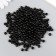 Set of beads "needlework" plastic, diameter 6 mm, 25 g, black