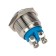 Anti-Vandal button Ø16 b/fix (2C screw) OFF- (ON) convex (A16-A3) rexan