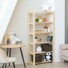 Wooden rack reinforced 180x84x37.5cm, 6 shelves