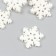 Decor for creativity plastic "Snowflake" 3x3 cm