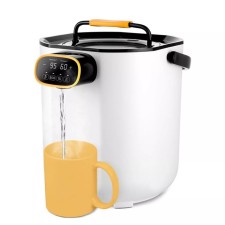 Thermopot KitFort KT-2520, 1600 watts, 5 l, black and white