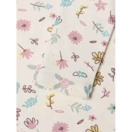 T -shirt with DL. Sleeve crumb I Flower, height 62-68 cm, beige-5
