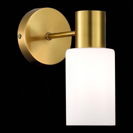 Wall lamp EVOLUCE. Sle1139-301-01. Gessi. 1x60 W, E14, 8x23 cm, brass color-1