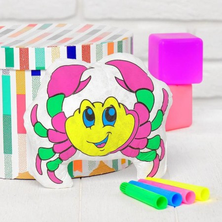Coloring toy "Krabik" (without markers) in a package