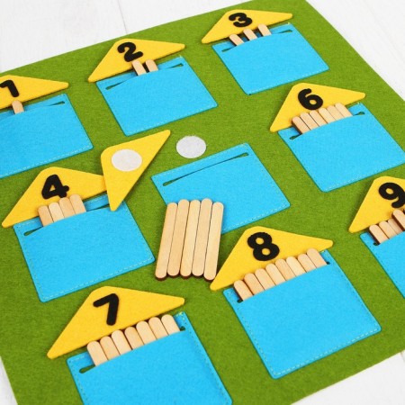 Didactic rug "House-readers"-2