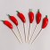 Skewers "pepper", in the set 6 pieces, the color is red